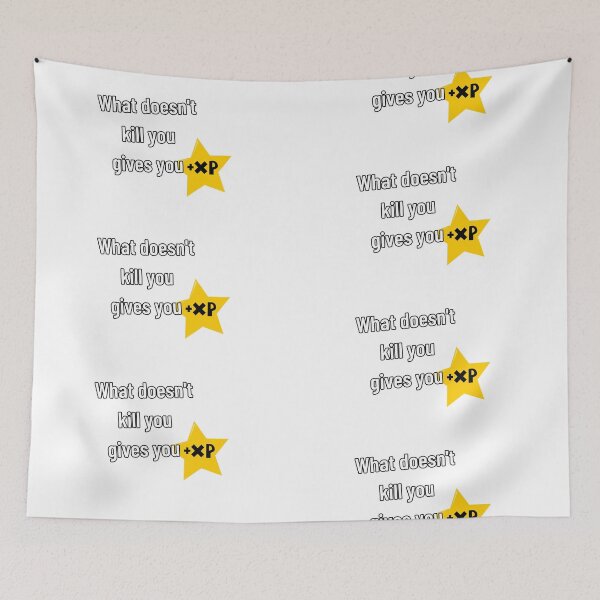 Item preview, What Doesn’t Kill You Gives You XP – Funny Gamer Shirt Design designed and sold by Customprinthub1.