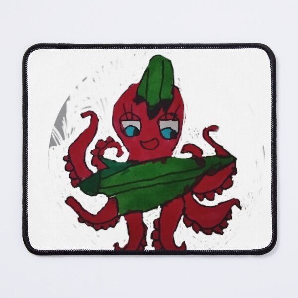 Item preview, Okra octopus designed and sold by Amanda Crowther.