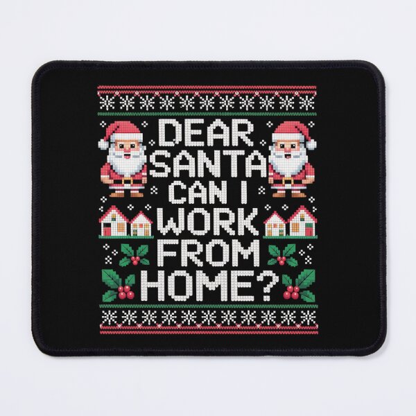 Item preview, Ugly dear santa can i work from home Funny christmas designed and sold by DOPANDA ..
