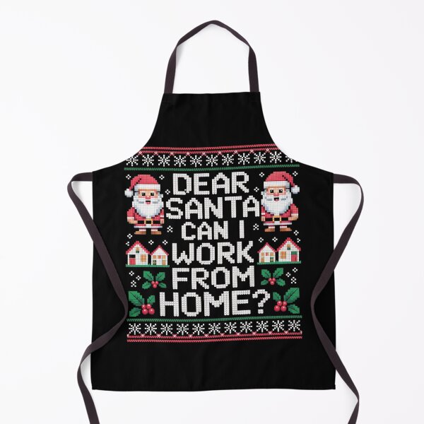 Item preview, Ugly dear santa can i work from home Funny christmas designed and sold by DOPANDA ..