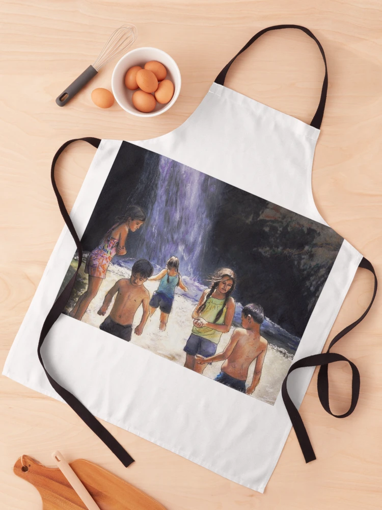 Thumbnail 1 von 6, Schürze, Eaton Canyon Falls designt und verkauft von Randy Sprout Fine Art.
