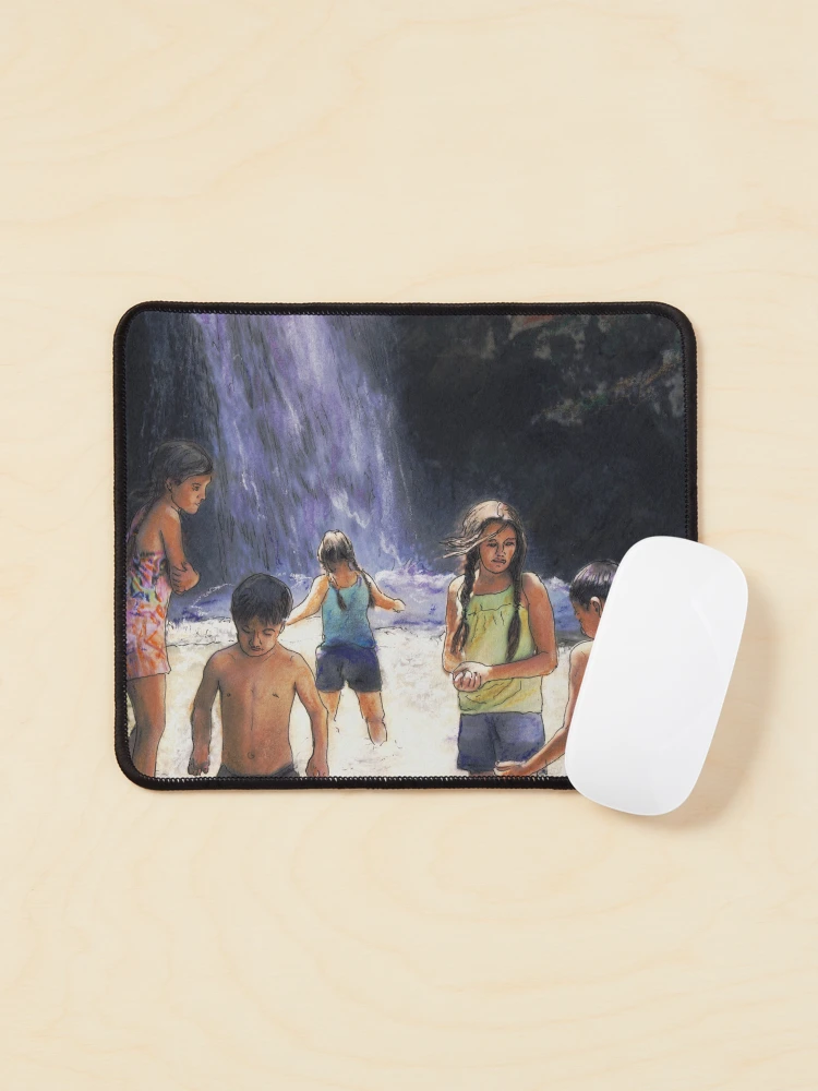 Thumbnail 1 von 5, Mauspad, Eaton Canyon Falls designt und verkauft von Randy Sprout Fine Art.