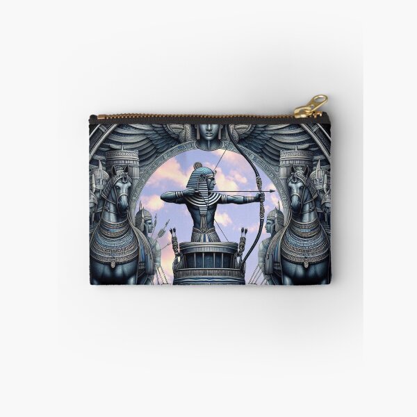 Item preview, « Le triomphe des chars du pharaon : une conception circulaire du roi archer et de la puissance militaire de l'Égypte antique » designed and sold by thechoice1.
