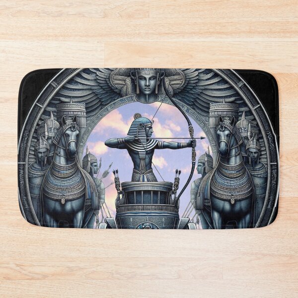 Item preview, « Le triomphe des chars du pharaon : une conception circulaire du roi archer et de la puissance militaire de l'Égypte antique » designed and sold by thechoice1.
