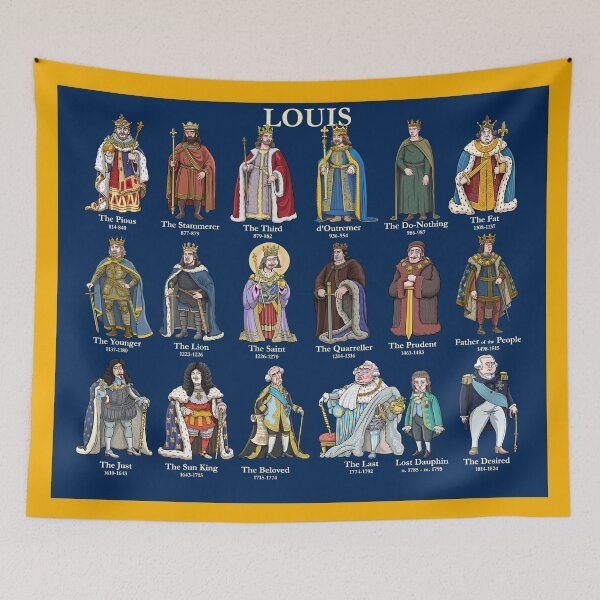 Item preview, Louis of France | By MacKayCartoons (Design One) designed and sold by MacKaycartoons.