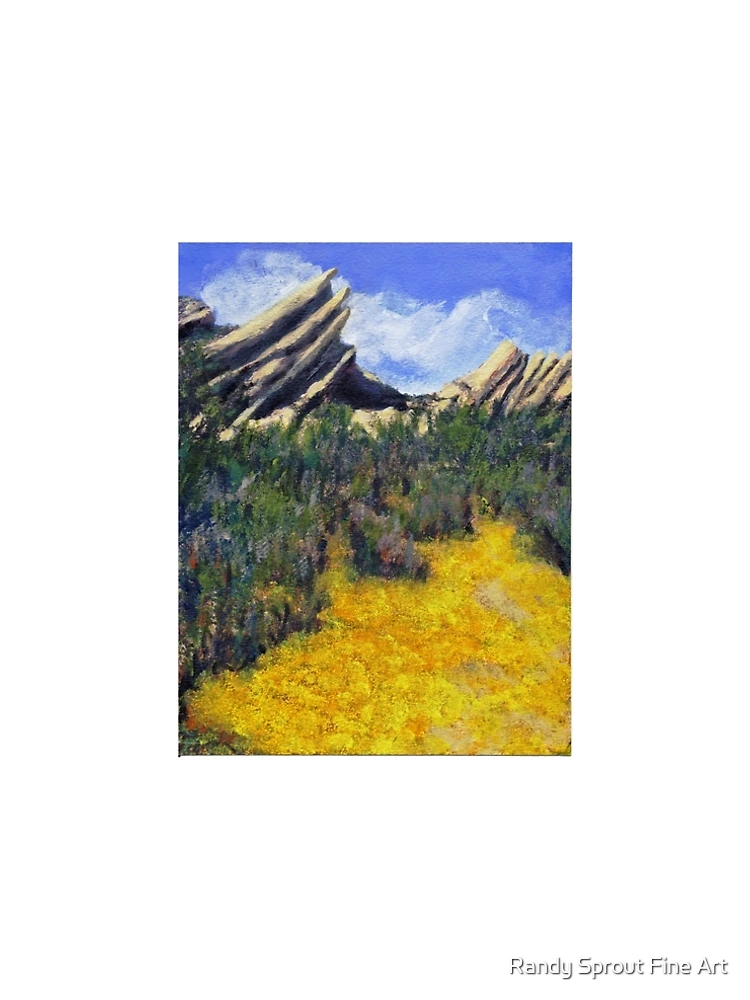 Thumbnail 5 of 5, A-Line Dress, Spring at Vazquez Rocks designed and sold by Randy Sprout Fine Art.