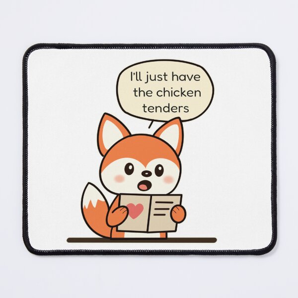 Item preview, Picky eater fox designed and sold by BooberryArt.