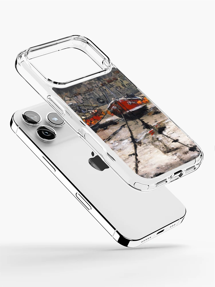 Thumbnail 2 of 5, iPhone Case, Staithes Low Tide designed and sold by Randy Sprout Fine Art.