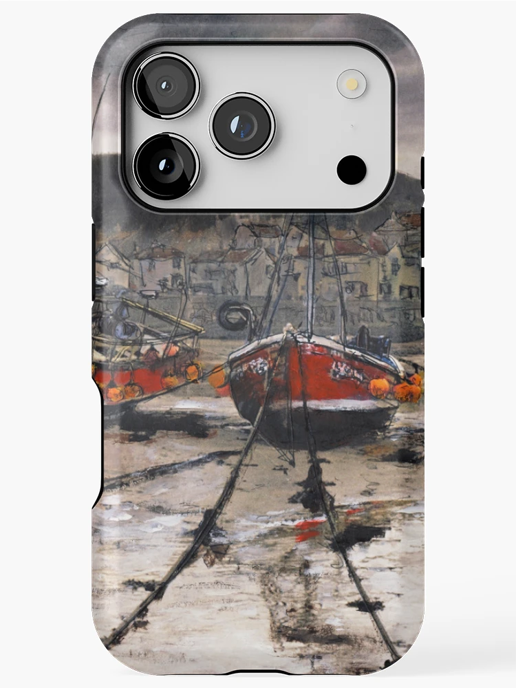 Thumbnail 1 of 4, iPhone Case, Staithes Low Tide designed and sold by Randy Sprout Fine Art.