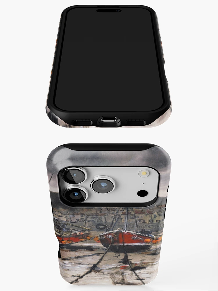 Thumbnail 3 of 4, iPhone Case, Staithes Low Tide designed and sold by Randy Sprout Fine Art.