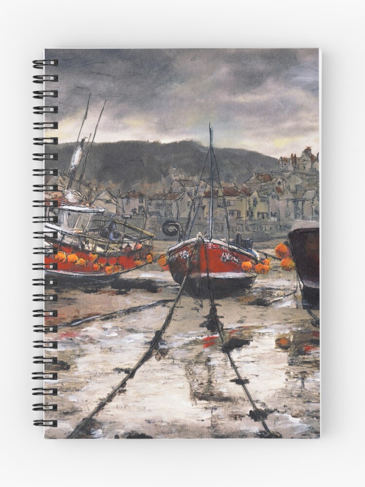 Thumbnail 1 of 3, Journal, Staithes Low Tide designed and sold by RandySprout.