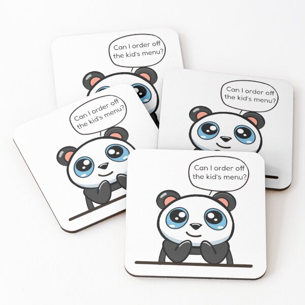Item preview, Panda ordering off the kid's menu designed and sold by BooberryArt.