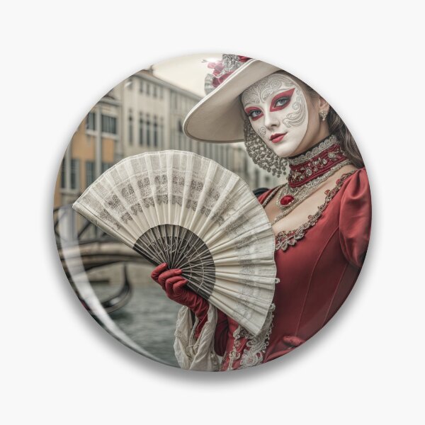 Item preview, Venetian Splendor – Carnival Elegance by the Canal designed and sold by ForeverPrintsOK.