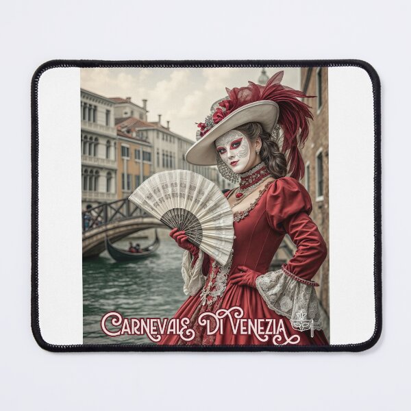 Item preview, Venetian Splendor – Carnival Elegance by the Canal designed and sold by ForeverPrintsOK.