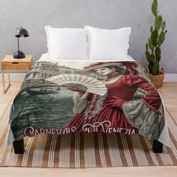 Item preview, Venetian Splendor – Carnival Elegance by the Canal designed and sold by ForeverPrintsOK.