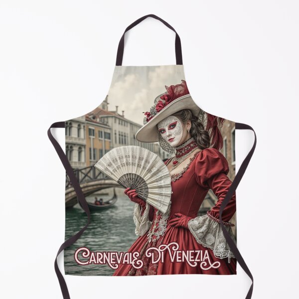 Item preview, Venetian Splendor – Carnival Elegance by the Canal designed and sold by ForeverPrintsOK.