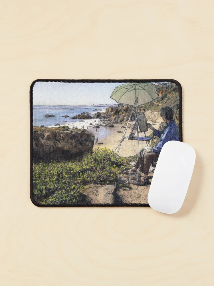 Thumbnail 1 von 5, Mauspad, Overlooking El Matador Beach designt und verkauft von Randy Sprout Fine Art.