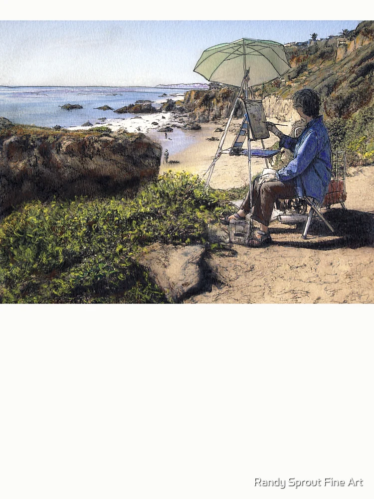 Thumbnail 6 von 6, Pullover, Overlooking El Matador Beach designt und verkauft von Randy Sprout Fine Art.