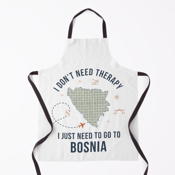 Item preview, Funny Bosnia Travel Quote - I Don't Need Therapy Just Need Bosnia Gift Homesick Bosnian designed and sold by TrendSh0p.