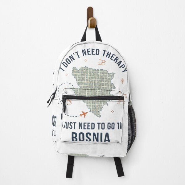 Item preview, Funny Bosnia Travel Quote - I Don't Need Therapy Just Need Bosnia Gift Homesick Bosnian designed and sold by TrendSh0p.