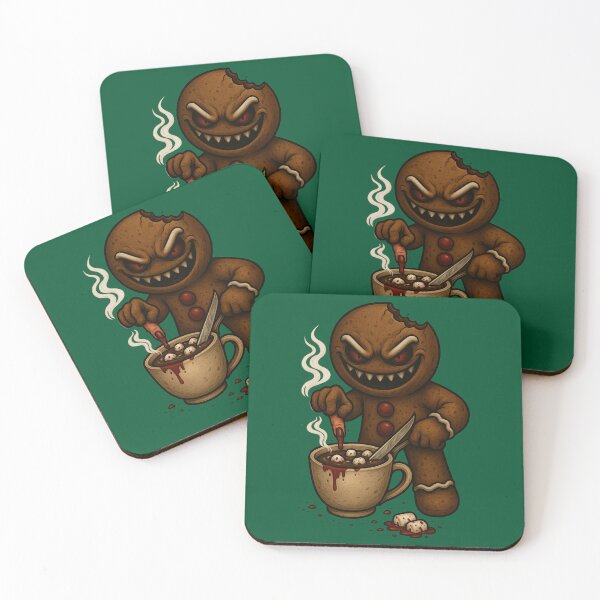 Item preview, Evil Gingerbread Hot Cocoa – Horror Christmas Dipper Design designed and sold by Altered Array, LLC.