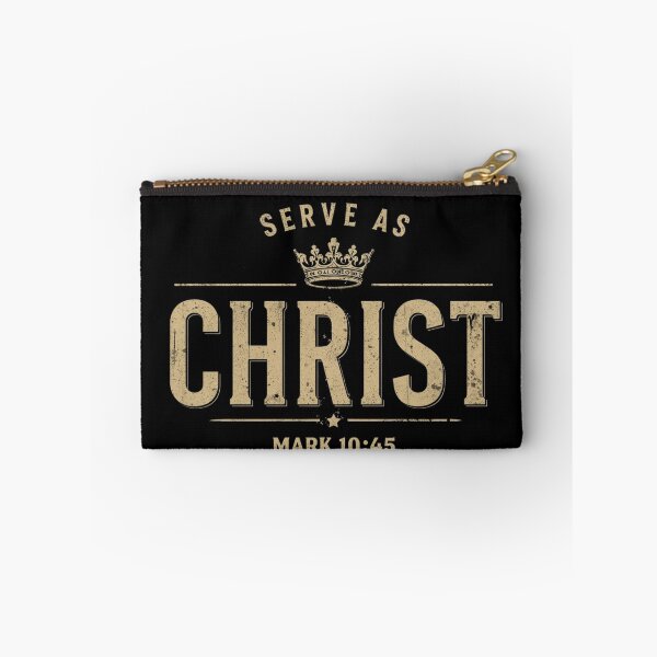 Item preview, Serves as Christ – Mark 10:45 Vintage Christian Design designed and sold by Illustrated Faith.