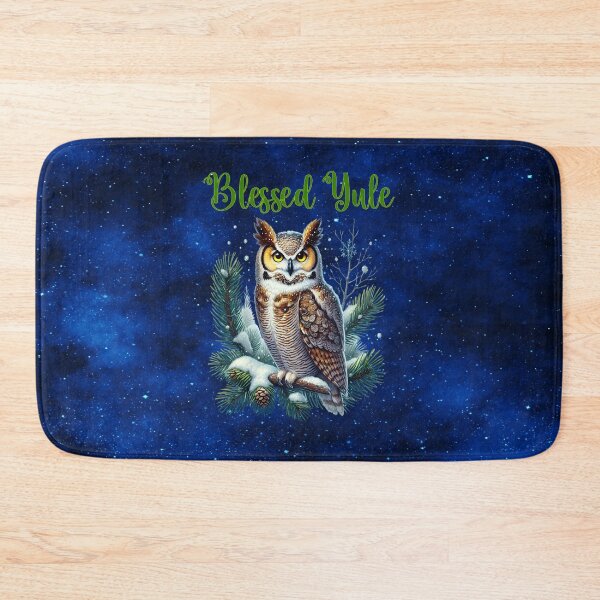 Item preview,  Title: Blessed Yule Winter Owl designed and sold by MysticOzzy.