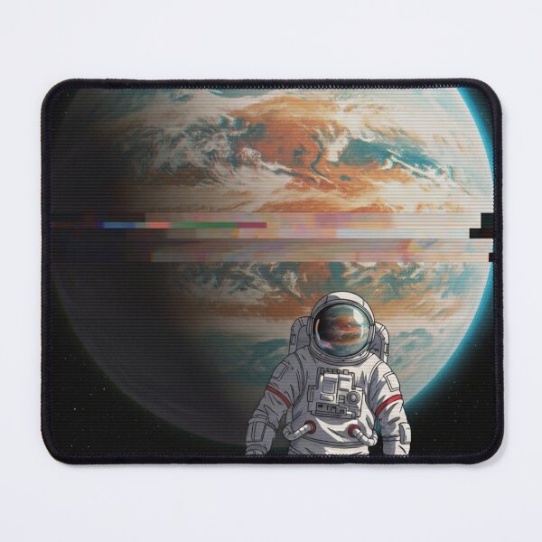 Item preview, Astronaut VHS Glitch - Planetary Transmission Error designed and sold by JonelleTshirts.