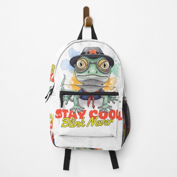 Item preview, Stay Cool Blink Never – Funny Lizard Cartoon Design designed and sold by Ssevi.