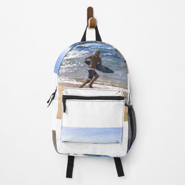 Item preview, Skim Boarding at Pearl Beach designed and sold by Randy Sprout Fine Art.