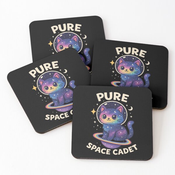Item preview, Pure Space Cadet Cute Scottish Galaxy Cat Sticker designed and sold by Alyn8.