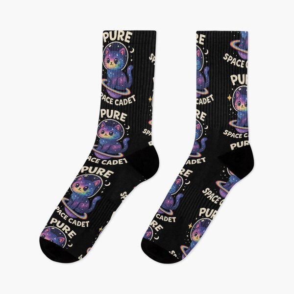 Item preview, Pure Space Cadet Cute Scottish Galaxy Cat Sticker designed and sold by Alyn8.