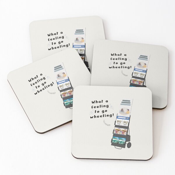 Item preview, What a feeling to go wheeling! -JW Stand, cart witnessing  designed and sold by PinaColadaArtS.