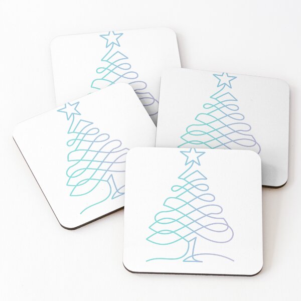 Item preview, One Line Christmas Tree – Modern Elegant Minimalist Design designed and sold by EOVM.