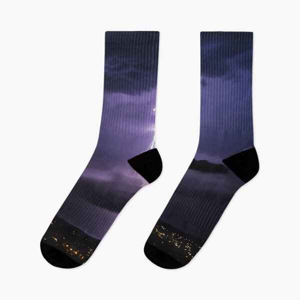 Item preview, Striking Lightning Over Brisbane City Australia designed and sold by pcole123.