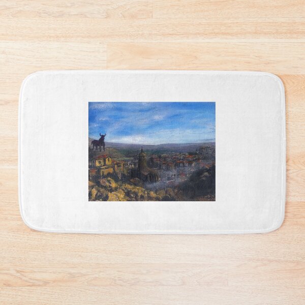 Artikelvorschau, Dusk Falls on The Road to Malaga entworfen und verkauft von Randy Sprout Fine Art.