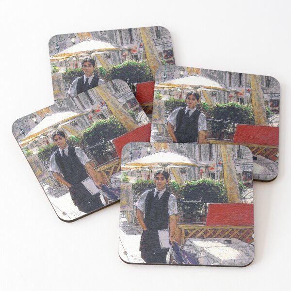 Item preview, Waiter on La Rambla designed and sold by Randy Sprout Fine Art.