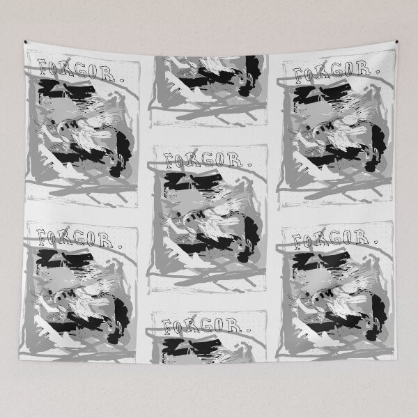 Item preview, I Forgor (abstract scribble meme) designed and sold by garbages0up.
