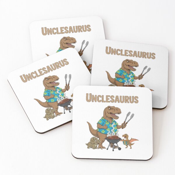 Item preview, Unclesaurus BBQ Dino – Funny Dinosaur Uncle Gift designed and sold by DinoPrints-shop.