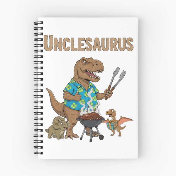 Item preview, Unclesaurus BBQ Dino – Funny Dinosaur Uncle Gift designed and sold by DinoPrints-shop.