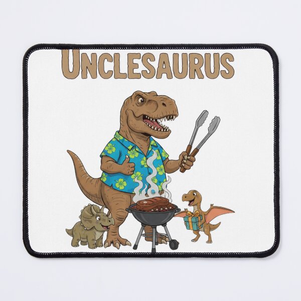 Item preview, Unclesaurus BBQ Dino – Funny Dinosaur Uncle Gift designed and sold by DinoPrints-shop.