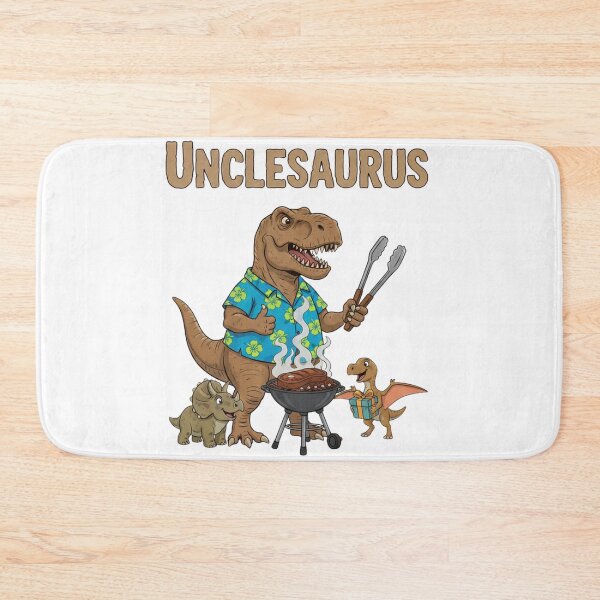 Item preview, Unclesaurus BBQ Dino – Funny Dinosaur Uncle Gift designed and sold by DinoPrints-shop.