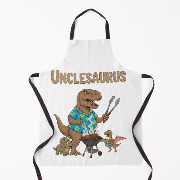 Item preview, Unclesaurus BBQ Dino – Funny Dinosaur Uncle Gift designed and sold by DinoPrints-shop.