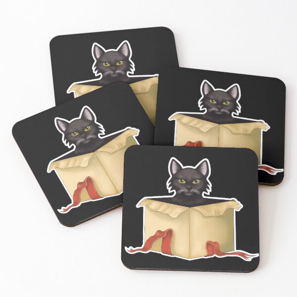 Item preview, Surprise black cat in the box designed and sold by Meowsome91.
