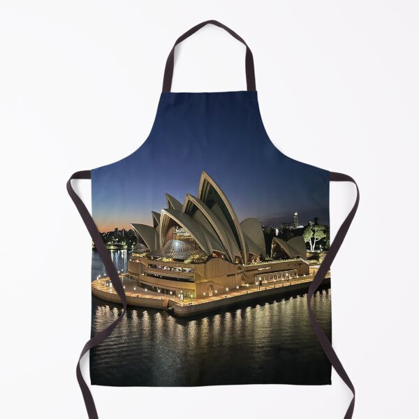 Item preview, Sydney Opera House Lit up at Night Early Morning designed and sold by WanderingLife.