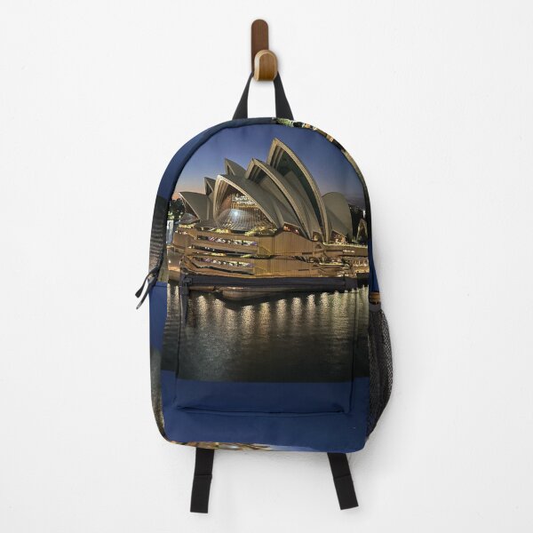 Item preview, Sydney Opera House Lit up at Night Early Morning designed and sold by WanderingLife.