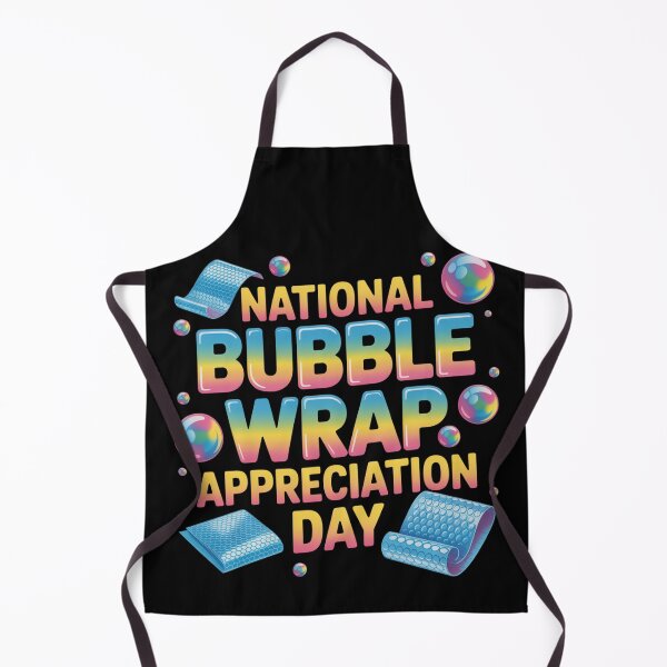 Item preview, National bubble wrap appereciation day designed and sold by DreamOnShirts.