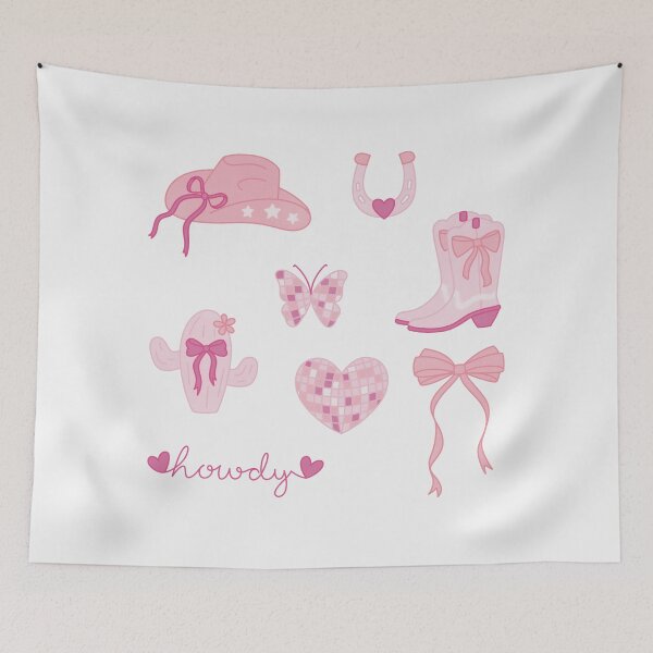 Item preview, cute pink disco cowgirl pack designed and sold by winterpumpkin.