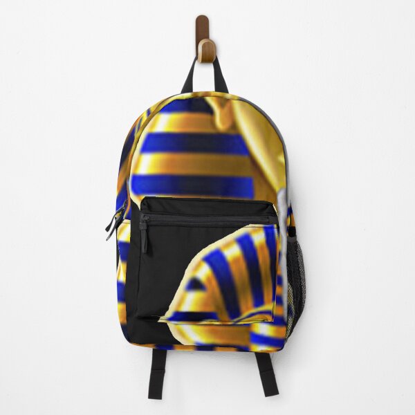 Item preview, "Graphisme du roi Toutankhamon : Un dessin graphique simple du masque bleu-or du pharaon (Vibrant)" designed and sold by thechoice1.