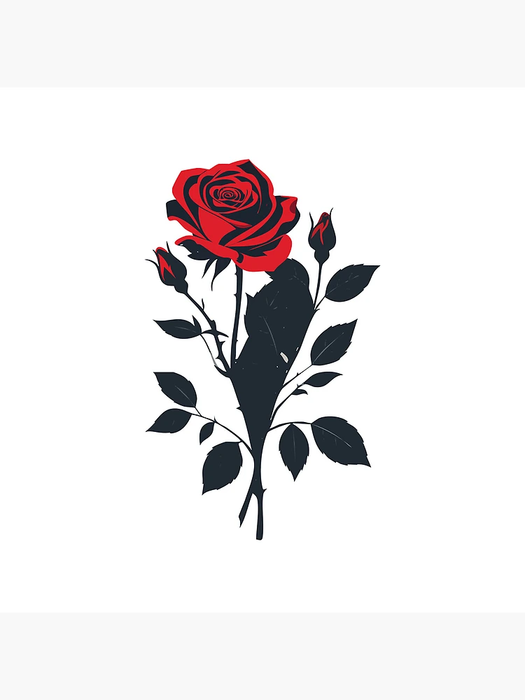 Thumbnail 4 of 4, Clock, Rose Design designed and sold by crtvcstms.